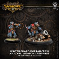 winter guard mortar crew khador weapon crew unit